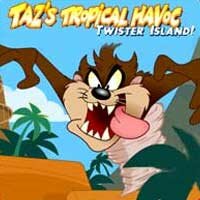 Play Taz Twister Island Game